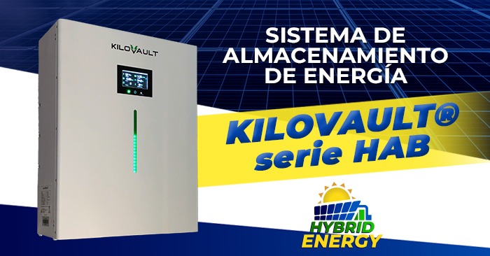 Sistema de almacenamiento de energía KiloVault® serie HAB