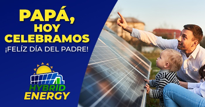 Papá, hoy celebramos. ¡Felíz Dìa del Padre!