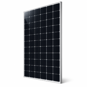 Panel solar monocristalino Canadian Solar para sistemas solares residenciales y comerciales.